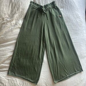 Lunya Cozy Cotton Silk Relaxed Ankle Pant – Humble Green (S) | NWOT